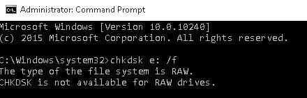 Khôi phục tệp từ phân vùng RAW bằng TestDisk 