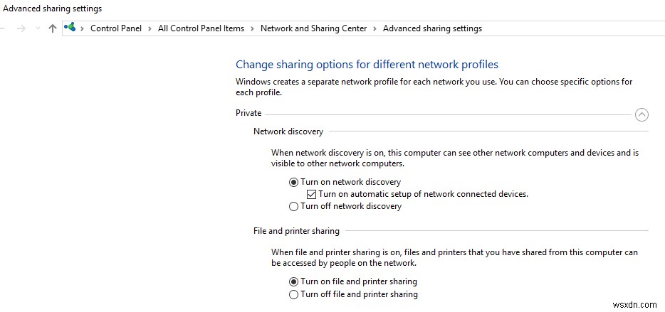 Làm thế nào để chia sẻ tệp và máy in mà không cần nhóm nhà trên Windows 10? 