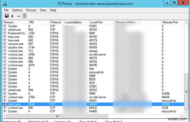 Chế độ làm bóng phiên máy tính từ xa trong Windows 10 