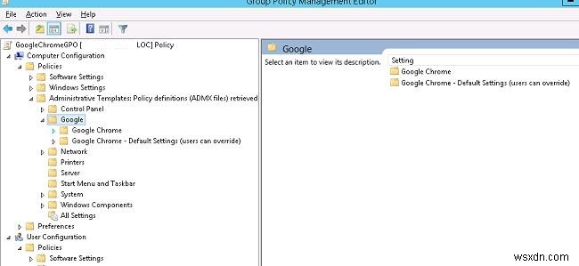 Cách định cấu hình Google Chrome bằng Mẫu ADMX chính sách nhóm? 
