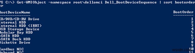 Sử dụng PowerShell để xem và thay đổi cài đặt BIOS 