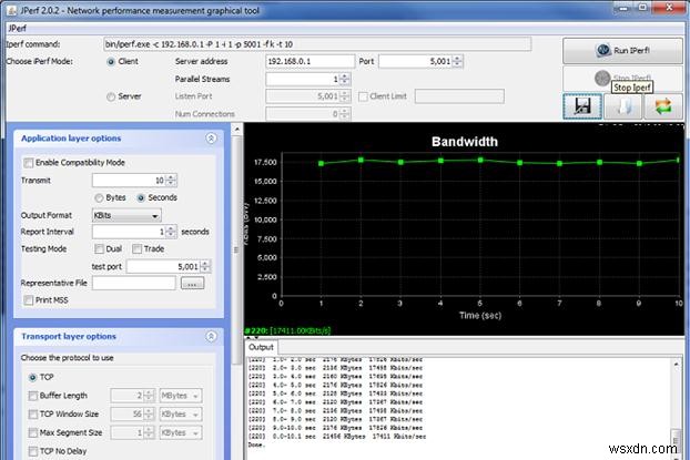 Sử dụng iPerf để kiểm tra tốc độ mạng và băng thông (Thông lượng) 