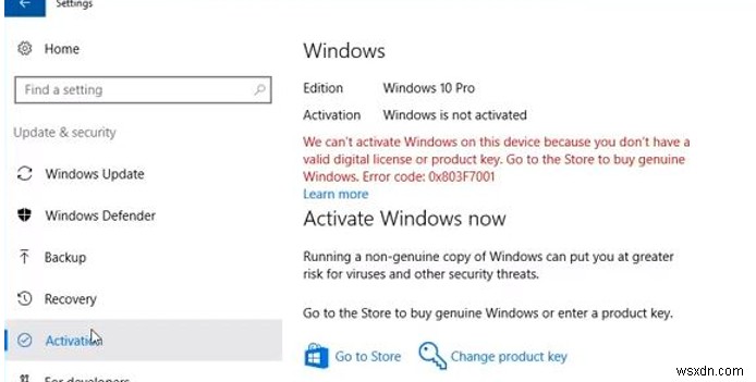 Kích hoạt lại Windows 10 sau khi nâng cấp hoặc cài đặt lại phần cứng 
