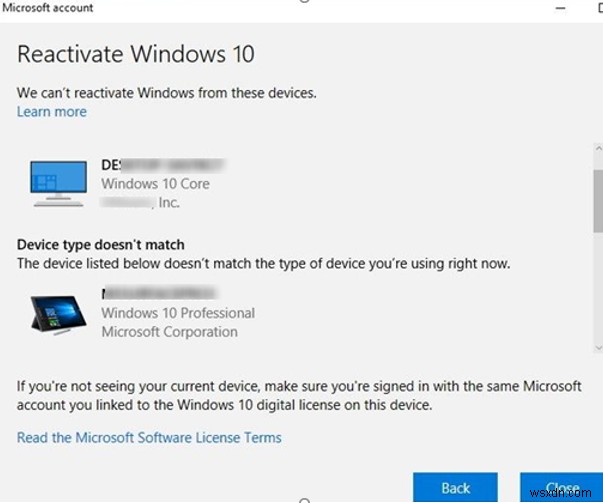 Kích hoạt lại Windows 10 sau khi nâng cấp hoặc cài đặt lại phần cứng 