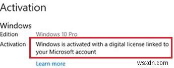 Kích hoạt lại Windows 10 sau khi nâng cấp hoặc cài đặt lại phần cứng 