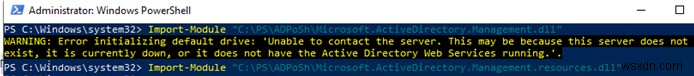 Triển khai Mô-đun Active Directory PowerShell mà không cần cài đặt RSAT 