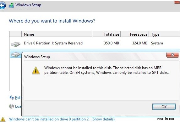 MBR2GPT:Chuyển MBR sang GPT Disk trong Windows 10 