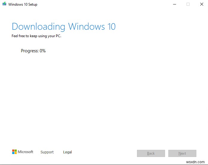 Nâng cấp Windows 10 Build với Công tắc dòng lệnh Setup.exe 