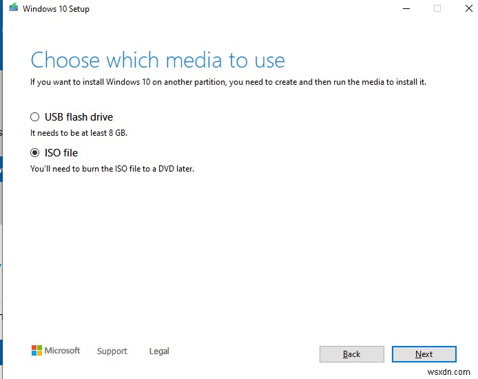 Nâng cấp Windows 10 Build với Công tắc dòng lệnh Setup.exe 