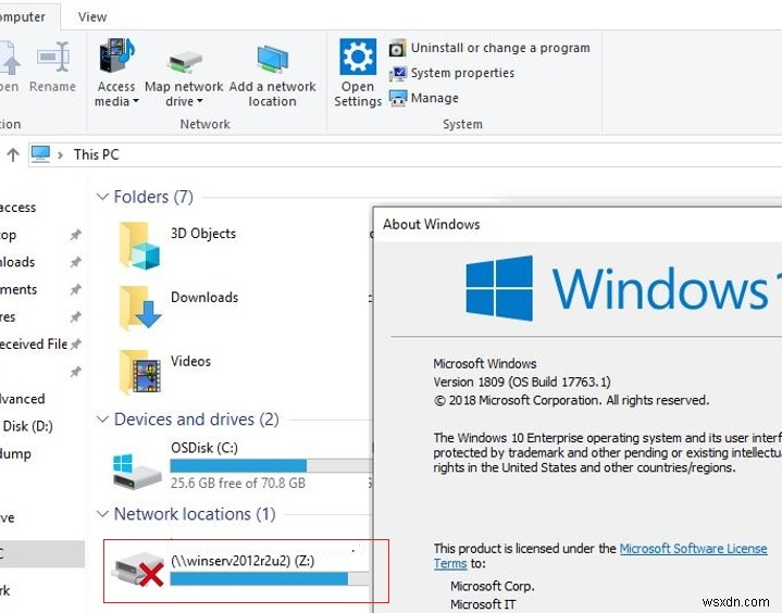 Không thể kết nối lại tất cả ổ đĩa mạng được ánh xạ trên Windows 10 