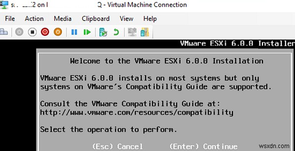 Cách cài đặt VMWare ESXi trong Máy ảo Hyper-V? 