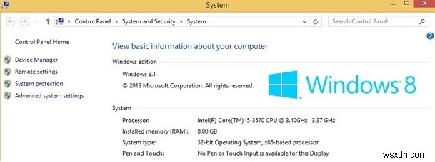 Truy cập hơn 4GB RAM trên Windows 8 32bit (x86) 