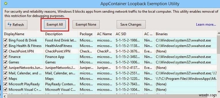 Khắc phục:Ứng dụng hiện đại của Windows không hoạt động qua kết nối VPN 