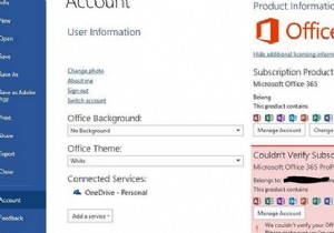 Không thể xác minh đăng ký Office 365 (Microsoft 365) 