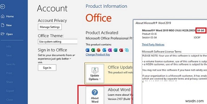 Làm thế nào để Kiểm tra Trạng thái Kích hoạt Giấy phép Office 2019, 2016 và 365? 