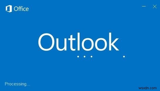 Outlook 2016:Không phản hồi, treo khi tải hoặc nhận email 