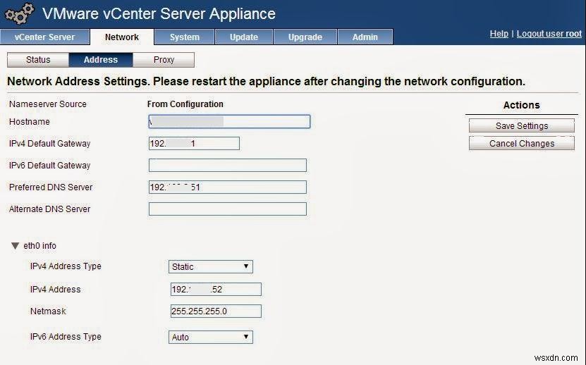 Cách thêm NIC thứ hai vào Công cụ máy chủ vCenter (VCSA) 