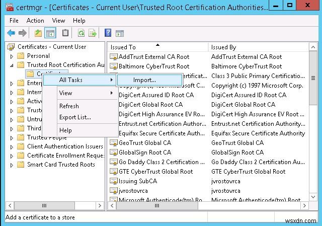 Xóa cảnh báo chứng chỉ tự ký VMWare vCenter 