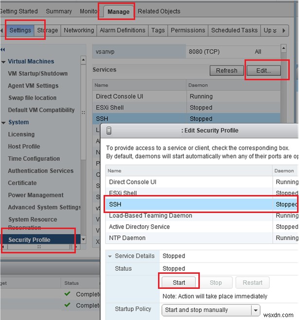 Trạng thái không hợp lệ của máy ảo trên VMWare ESXi 