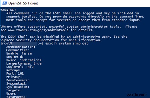 Làm thế nào để kích hoạt và cấu hình SNMP trên VMWare ESXi Host? 