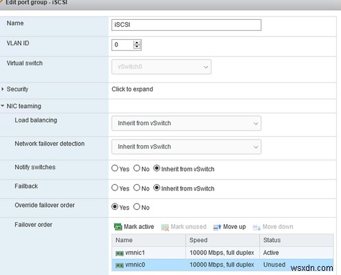 Cấu hình kho dữ liệu iSCSI (LUN) trên VMware ESXi 