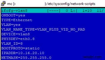 Thêm giao diện VLAN trong CentOS / Fedora / RHEL 