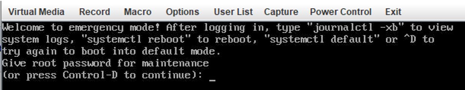 Khắc phục:Khởi động Linux thành  Chào mừng bạn đến với trường hợp khẩn cấp  