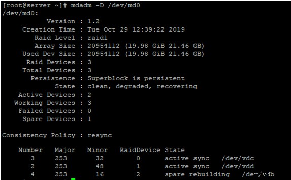 Định cấu hình RAID phần mềm trên Linux bằng MDADM 