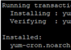 Bật cập nhật gói tự động trên RHEL / CentOS 