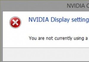 Bạn hiện không sử dụng màn hình được gắn với GPU NVIDIA [Đã sửa] 