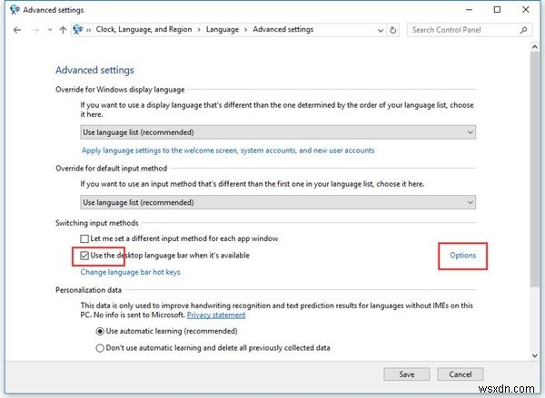 Cách sửa lỗi thanh ngôn ngữ bị thiếu trên Windows 10 