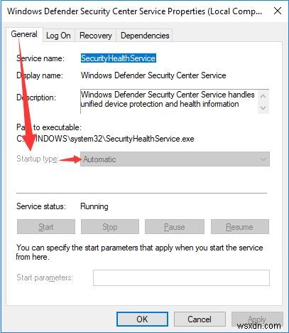 Sửa lỗi Windows Defender không bật trên Windows 10 