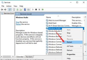 Đã giải quyết:Không phát được giai điệu thử nghiệm trên Windows 10 