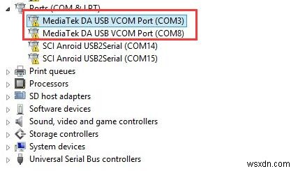 Sửa lỗi MTK (MediaTek) VCOM USB Drivers trên Windows 10 