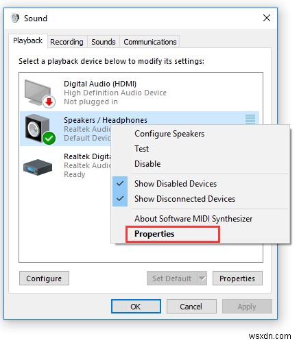 Sửa lỗi cách ly đồ thị thiết bị âm thanh Windows 10 CPU cao 