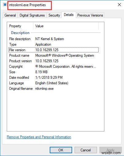 Khắc phục Ntoskrnl.exe Bộ nhớ cao và sử dụng CPU trên Windows 10 