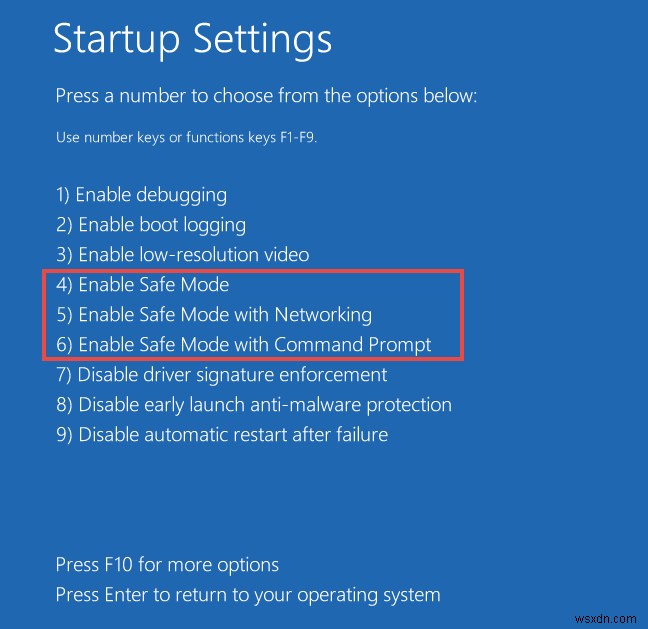 Sửa lỗi màn hình xanh máy tính xách tay khi khởi động trên Windows 10 