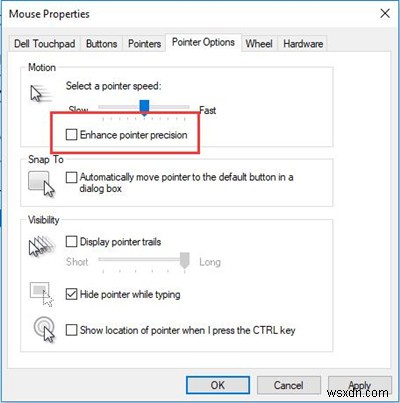 Sửa lỗi chuột bị trễ hoặc đơ trong Windows 10 
