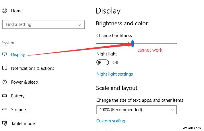[Đã sửa] Không thể điều chỉnh độ sáng màn hình trên Windows 10 