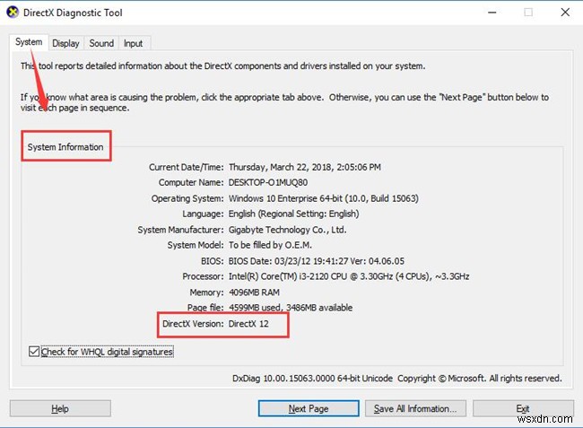 Đã sửa lỗi:Yêu cầu cấp tính năng DX11 10.0 để chạy Engine Windows 10 