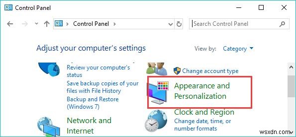 Đã sửa lỗi:Không thể mở cá nhân hóa Windows 10 