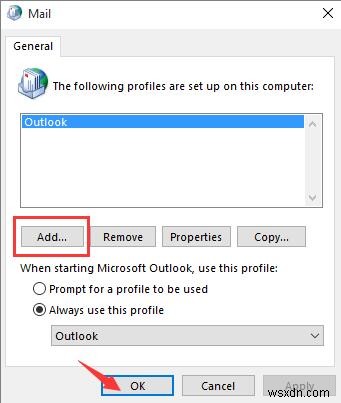 Đã sửa lỗi:Outlook không thể đăng nhập, xác minh bạn được kết nối với mạng 