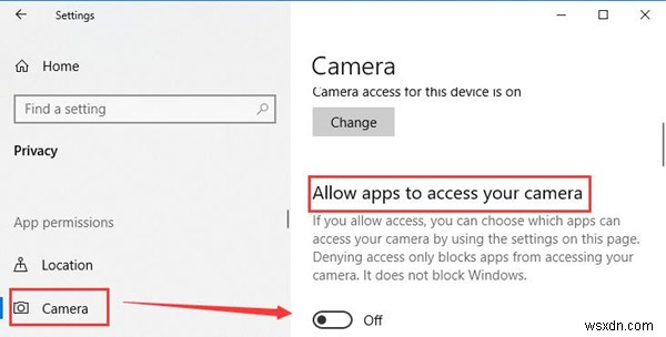 Lỗi Skype:Webcam của bạn đang được sử dụng bởi một ứng dụng Windows 10 khác 