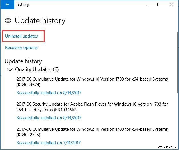 Đã sửa:Lỗi cứng không xác định trên Windows 10 
