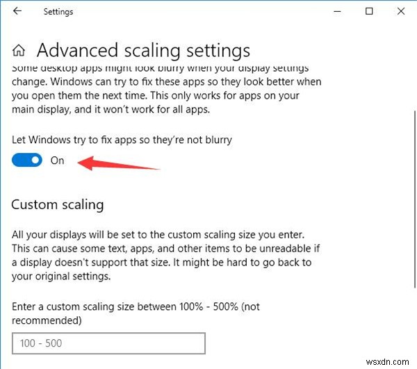Đã sửa:Windows10 sẽ không vừa với màn hình 