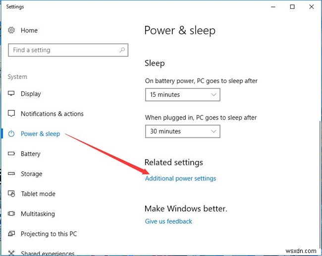 Đã sửa lỗi:Thiếu tùy chọn ngủ từ tùy chọn nguồn trên Windows 10 