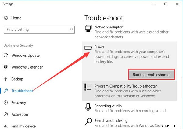 Khắc phục sự cố nút tắt máy không hoạt động trên Windows 10 