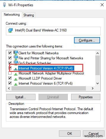 Cách sửa lỗi kết nối WIFI trên Windows 10 