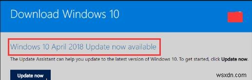 Đã sửa lỗi:Không cài đặt được bản cập nhật Windows 10 tháng 4 1803 