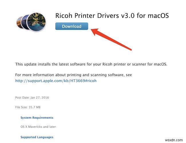 Cách cài đặt trình điều khiển máy in Ricoh cho Windows 10 và Mac 